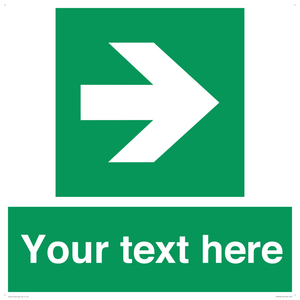 Custom Arrow Right Sign